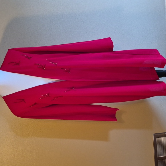 GILANI Vintage Sleeveless Layered Lined Dress with Beaded Chiffon Jacket - Picture 12 of 16